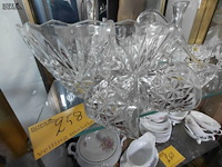 Lot 258 - punchbowl met 9 hangend tasjes en lepel - afbeelding 6 van  6