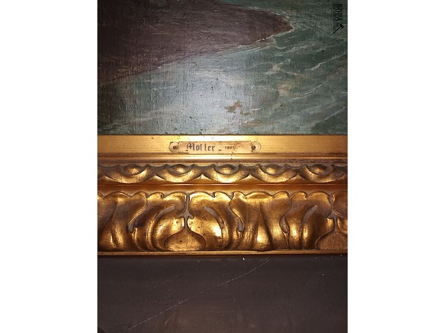 Lot 258 - schilderij waterval - afbeelding 3 van  4