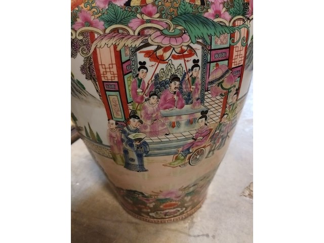 Lot 259 - oosterse vaas xl - afbeelding 3 van  6