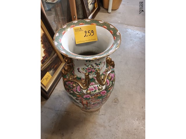 Lot 259 - oosterse vaas xl - afbeelding 6 van  6