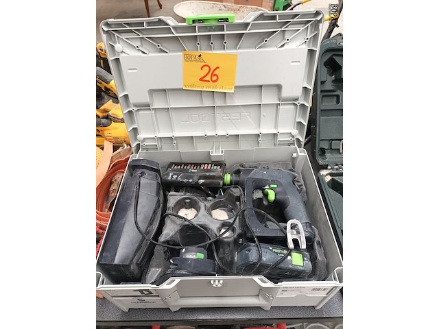 Lot 26 - accu schroefmachine festool - afbeelding 1 van  6