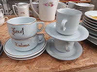 Lot 26 - borden en tassen. 20 stuks - afbeelding 3 van  5
