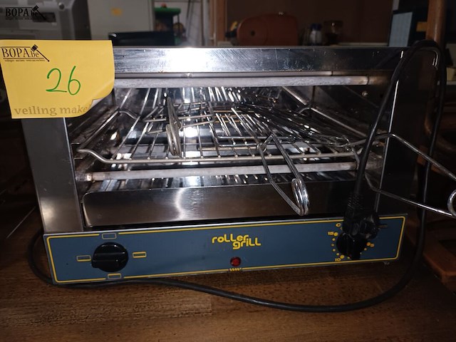 Lot 26 - croque machine roller grill - afbeelding 2 van  3