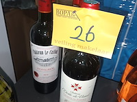 Lot 26 - flessen rode wijn pomerol. 5 stuks