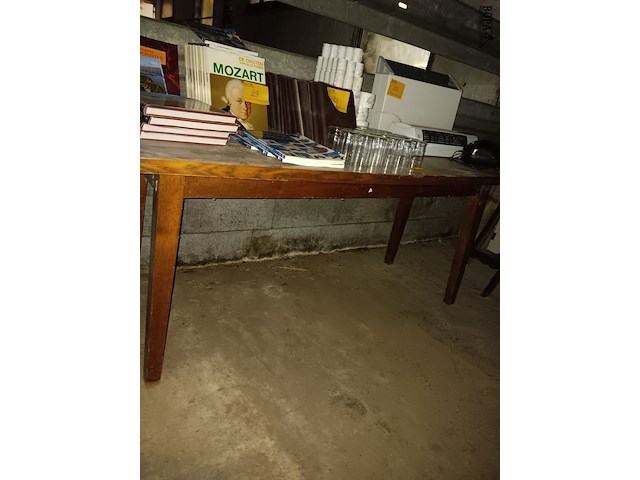 Lot 26 - licht ovalen tafel - afbeelding 2 van  2