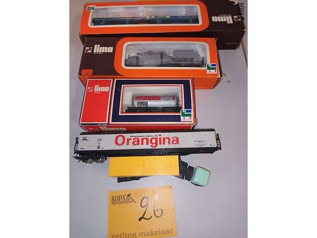 Lot 26 - lima vrachtwagens en aanhangwagens. 5 stuks - afbeelding 1 van  4