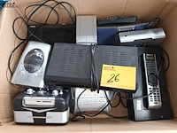 Lot 26 - radio’s en wekkerradio’s. 10 stuks