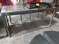 Lot 26 - rvs werktafel