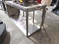 Lot 26 - rvs werktafel - afbeelding 3 van  3