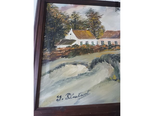 Lot 26 - schilderij boerderij - afbeelding 2 van  4