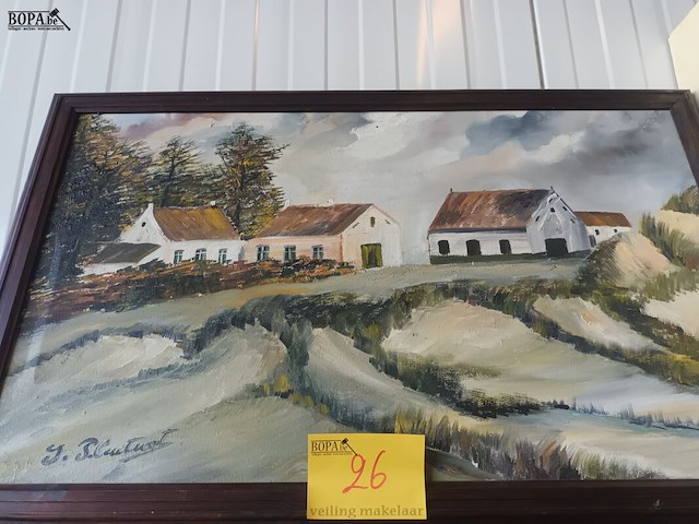 Lot 26 - schilderij boerderij - afbeelding 4 van  4