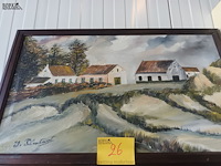 Lot 26 - schilderij boerderij - afbeelding 4 van  4