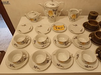 Lot 260 - art deco koffieservies. 23 stuks - afbeelding 1 van  5