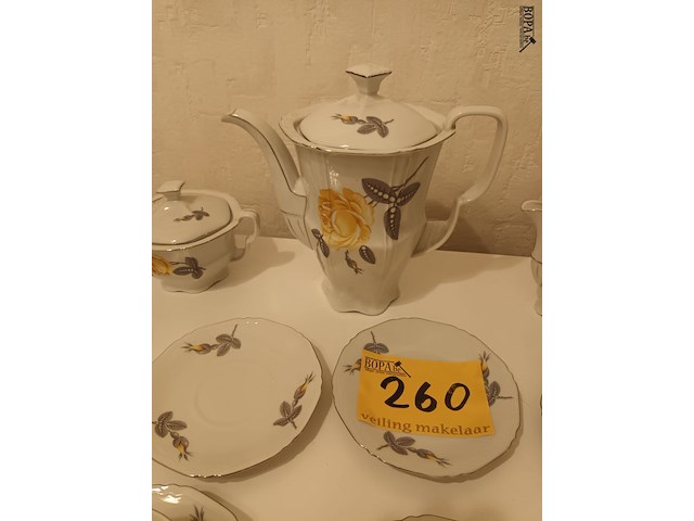 Lot 260 - art deco koffieservies. 23 stuks - afbeelding 3 van  5
