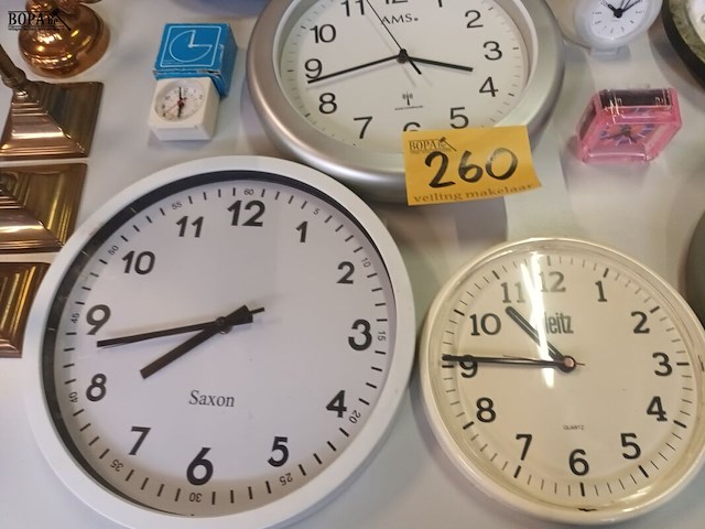 Lot 260 - klokken. 15 stuks - afbeelding 4 van  5