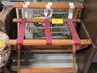 Lot 261 - houten bagagerek 2 stuks - afbeelding 1 van  3