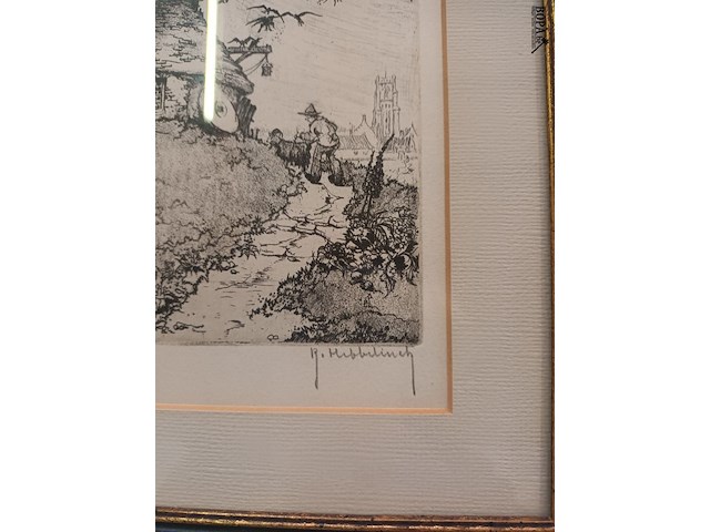 Lot 261 - kader windmolen - afbeelding 2 van  4