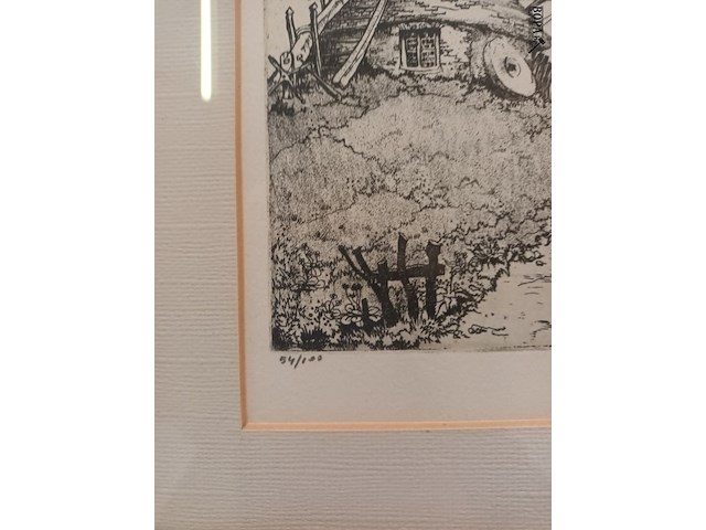 Lot 261 - kader windmolen - afbeelding 3 van  4