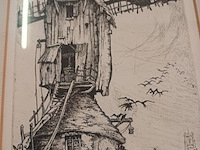 Lot 261 - kader windmolen - afbeelding 4 van  4