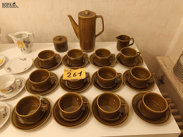 Lot 261 - koffieservies boch. 27 stuks - afbeelding 1 van  5