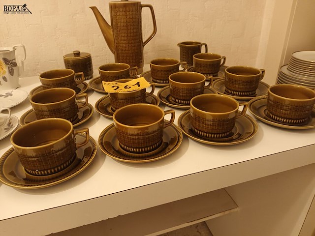 Lot 261 - koffieservies boch. 27 stuks - afbeelding 2 van  5