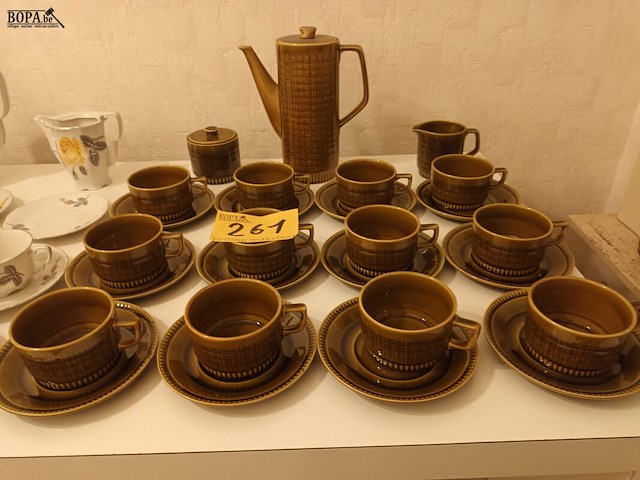 Lot 261 - koffieservies boch. 27 stuks - afbeelding 5 van  5