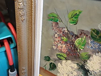 Lot 261 - schilderij in kader. gesigneerd - afbeelding 5 van  5