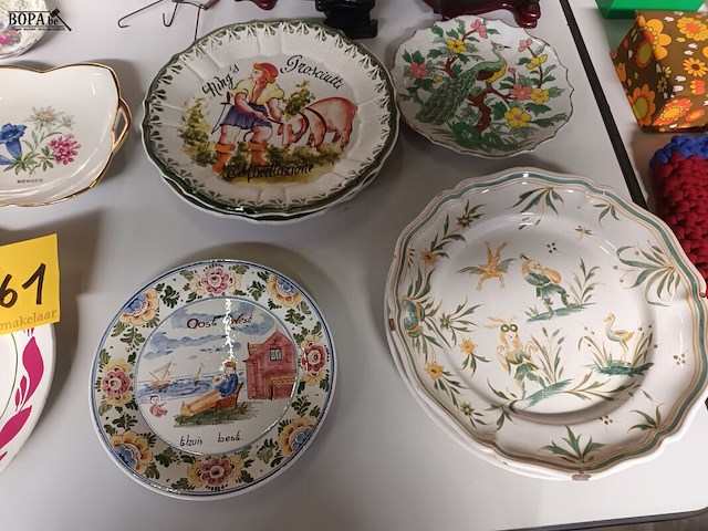 Lot 261 - sierborden. 30 stuks - afbeelding 3 van  6