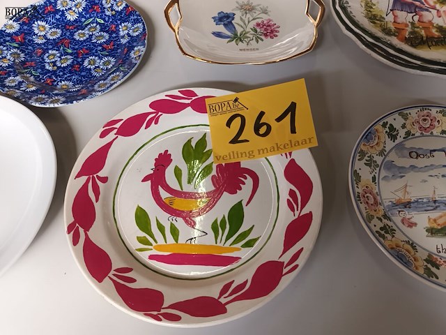 Lot 261 - sierborden. 30 stuks - afbeelding 4 van  6