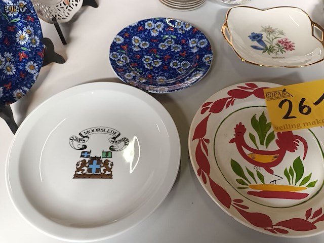 Lot 261 - sierborden. 30 stuks - afbeelding 6 van  6