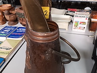 Lot 262 - koperen kolenemmer. 2 stuks - afbeelding 3 van  5