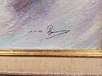 Lot 262 - schilderij in kader. gesigneerd - afbeelding 2 van  3