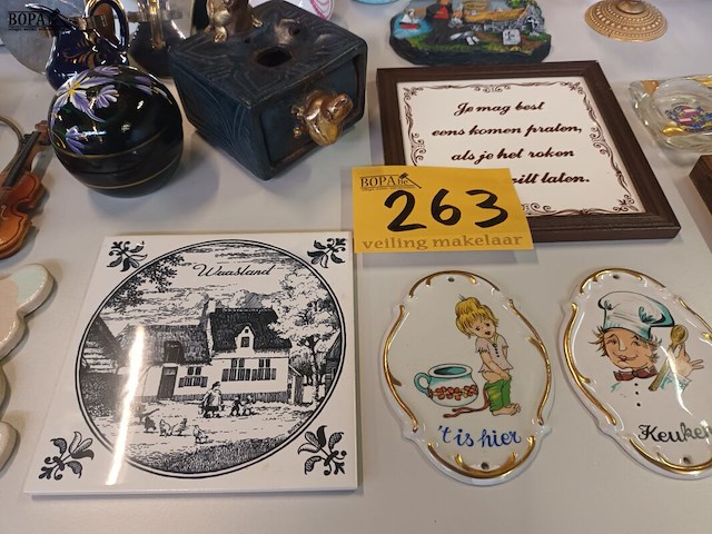 Lot 263 - decoratie. 50 stuks - afbeelding 5 van  10