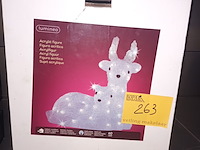 Lot 263 - verlichte rendier decoratie - afbeelding 1 van  3