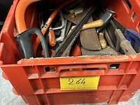 Lot 264 - lot handzagen hout en metaal - afbeelding 2 van  2