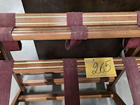 Lot 265 - houten bagagerek 2 stuks - afbeelding 3 van  3