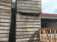 Lot 265 - houten kist met zaagmeel. 3 stuks