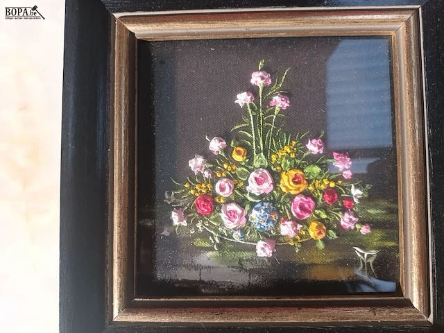 Lot 265 - schilderijtjes. 3 stuks - afbeelding 4 van  5