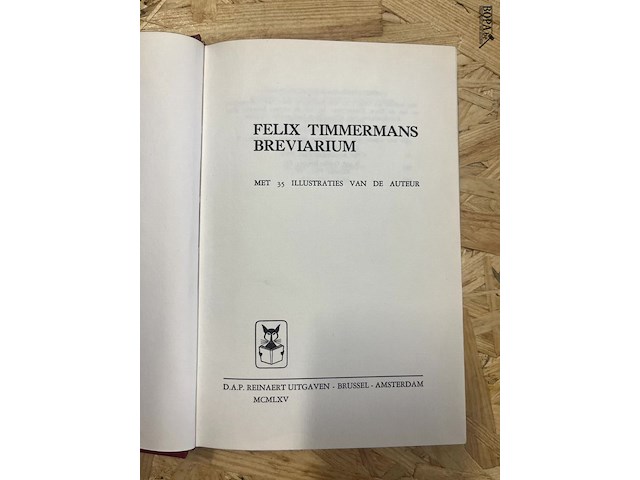Lot 266 - felix timmermans waaronder schoon lier en toch *jose de ceul - afbeelding 21 van  26