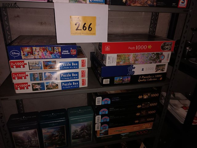 Lot 266 - puzzels. 48 stuks - afbeelding 3 van  4