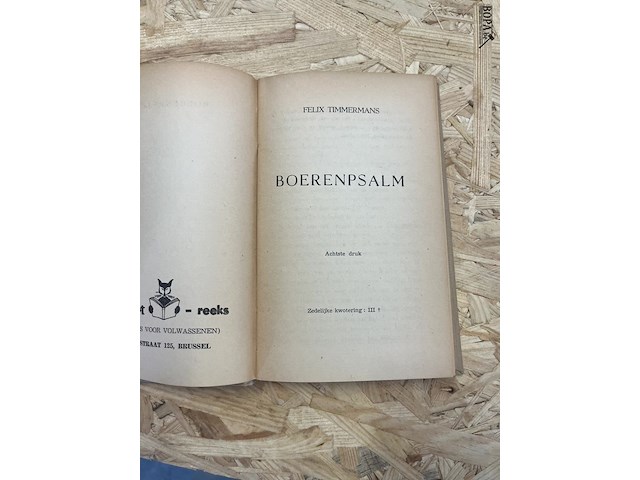 Lot 267 - felix timmermans waaronder pijp en toebak en zie eerste druk - afbeelding 3 van  19