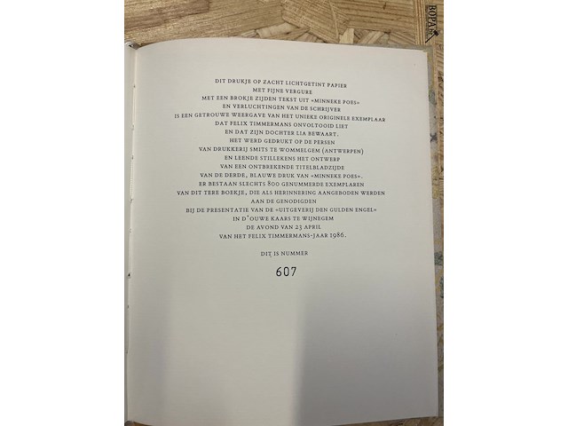 Lot 268 - felix timmermans waaronder begijnhofsproken zie genummerde e - afbeelding 2 van  27