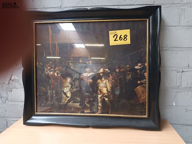 Lot 268 - kader reproductie - afbeelding 1 van  3
