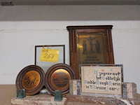Lot 268 - spreekwoorden kaders, 6 stuks - afbeelding 1 van  2