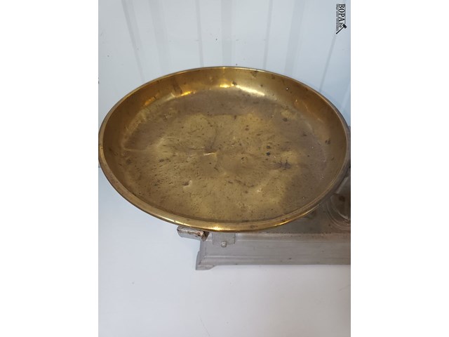 Lot 27 - antieke weegschaal - afbeelding 4 van  7