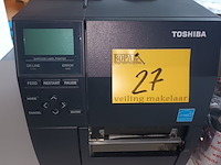 Lot 27 - barcode printer toshiba - afbeelding 2 van  6