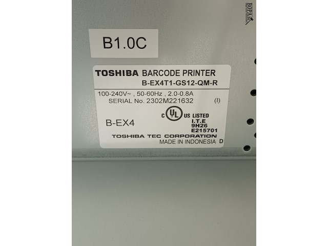 Lot 27 - barcode printer toshiba - afbeelding 4 van  6