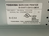 Lot 27 - barcode printer toshiba - afbeelding 4 van  6
