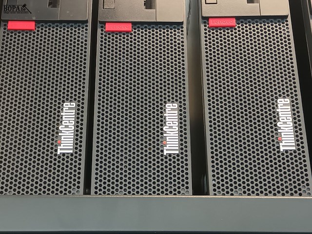 Lot 27 - desktop lenovo thinkcentre. 5 stuks - afbeelding 3 van  3