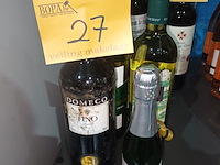Lot 27 - flessen diverse wijn. 5 stuks